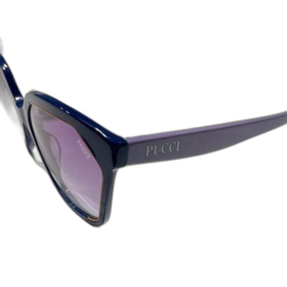 Emilio Pucci 59mm Geometric Sunglasses Purple - Picture 8 of 11